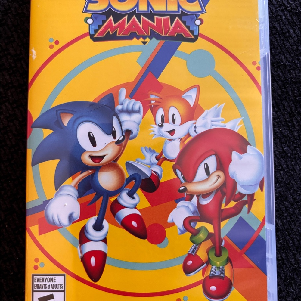 Sonic Mania Switch Game- EUC